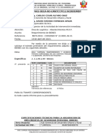 Informe Nº002 - Implementos de Seguridad Personal Obrero