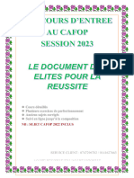 Document Des Elites Cafop 2023