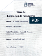 Tarea 13 Econometría