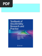 Complete Download Textbook of Oncofertility Research and Practice A Multidisciplinary Approach Teresa K. Woodruff (Editor) PDF All Chapters