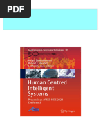 Instant Download Human Centred Intelligent Systems Proceedings of KES HCIS 2020 Conference Alfred Zimmermann PDF All Chapters