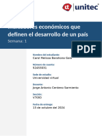 Tarea 1.1 Indicadores Economicos Que Definen La Economia de Un Pais