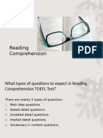 Reading Comprehension