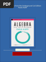 Algebra Notes From The Underground 1st Edition Paolo Aluffi Download PDF