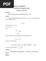 mth301 Assignment1