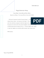 Wiggly Relativistic Strings: UFIFT-HEP-92-10 Hep-Ph/9210210