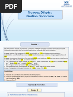 Corrigé de L'exercice 1 (Gestion Financière)