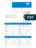 DS 8512 CX: Eficiencia Energética Tipo de Tecnología de Secado Sensor de Secado Color