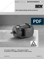 Addendum To The Operating Instructions: Ac Motors Edr.71 - 180 (Hazloc-Na) of Division 2 On Sew Inverters in CFC Mode