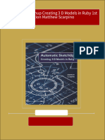 PDF Automatic Sketchup Creating 3 D Models in Ruby 1st Edition Matthew Scarpino Download