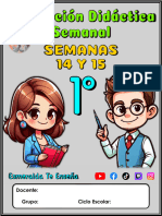 ? 1° SEM.14 y 15 - PLANEACIÓN DIDÁCTICA SEMANAL ? Esmeralda Te Enseña ?