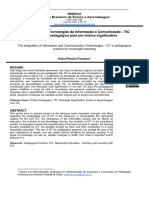 56-75 A Integração Das Tecnologias Da Informação e Comunicação