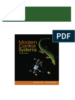 Full Download Modern Control Systems 13th Edition (Ebook PDF