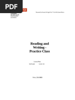 #3 Class Reading and Writing Pratice Lesson Plan - Third Grade