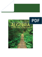 Complete Download Algebra: Form and Function, 2nd Edition (eBook PDF) PDF All Chapters