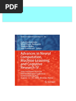 [FREE PDF sample] Advances in Neural Computation, Machine Learning, and Cognitive Research IV: Selected Papers from the XXII International Conference on Neuroinformatics, October 12-16, 2020, Moscow, Russia Boris Kryzhanovsky ebooks