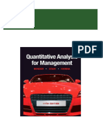 [Ebooks PDF] download Quantitative Analysis for Management, 11th Edition (eBook PDF) full chapters