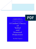 A Unified Theory of Verbal and Nominal Projections Yoshiki Ogawa all chapter instant download