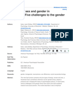 The future of sex and gender in psychology- Five challenges to the gender b...-