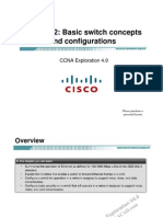 CCNA Exp3 - Chapter02 - Basic Switch Concepts and Configurations