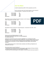 Bangladesh Income Tax Rates