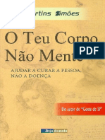 O Teu Corpo Não Mente - Luis Martins Simões