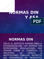 Normas Din y Asa