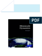 Download Full Mesoscale Dynamics 1st Edition Yuh-Lang Lin PDF All Chapters