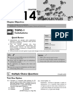 Class 12 - Biomolecules