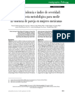 Escala de Violencia e Índice de Severidad