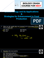 Biotechnology and Its Applications & Strategies for Enhancement