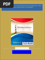 Full download Microeconomics A Contemporary Introduction 10th Edition McEachern Test Bank pdf docx