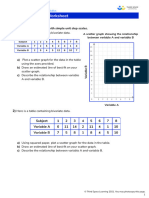  Scatter Graphs GCSE Worksheet