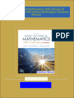 Full Download of Basic Technical Mathematics with Calculus SI Version Canadian 10th Edition Washington Solutions Manual in PDF DOCX Format