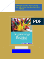 Immediate download Beginnings and Beyond Foundations in Early Childhood Education 9th Edition Gordon Solutions Manual all chapters