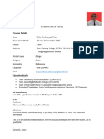 Curriculum Vitae.robi Perdiansyah Putra