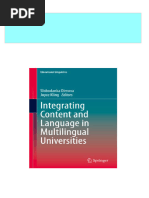 Full Download Integrating Content and Language in Multilingual Universities Slobodanka Dimova PDF DOCX