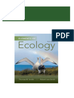 Instant Download Elements of Ecology 9th Edition by Thomas M. Smith Wei Zhi PDF All Chapters