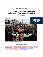 Así es como las democracias colapsan. Veamos a América Latina