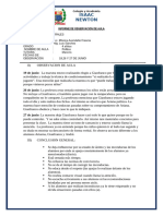 INFORME DE aula pollitos