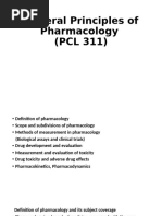 PCL 311 General Principles of Pharmacology 2024 2025