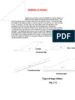 Stability of earth slopes