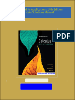 Full Download of Calculus and Its Applications 14th Edition Goldstein Solutions Manual in PDF DOCX Format