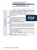 22º Guía de actividades semana 7 al 11 de febrero del 6ºA DAS 