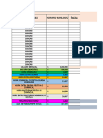 Reporte de Novedades de Nomina Salario 1.600.000