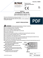 Bedienungsanleitung-Ersatzteilliste-SPX-PowerTeam-Zungenheber-J58T-J109T-Modell-B