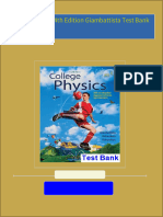 Get College Physics 4th Edition Giambattista Test Bank free all chapters