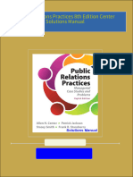 Full Download of Public Relations Practices 8th Edition Center Solutions Manual in PDF DOCX Format