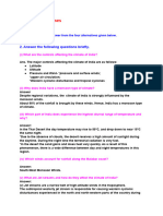 Solutions- Chapter-Climate 