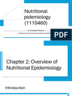 Chapter 2- overview of nutritional epidemiology